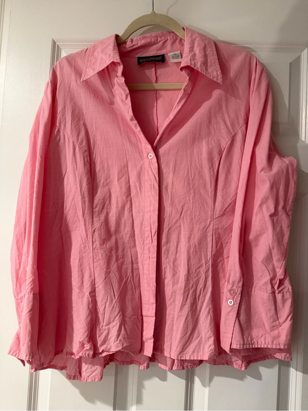 Harve Benard Soft Pink Button-Down Shirt